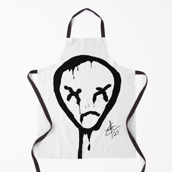 Item preview, Graphiti Alien Head in Black Ink designed and sold by eXo-Designs.
