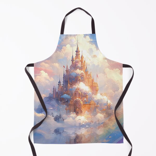 Item preview, Fantasy Magical Cloud Kingdom Castle designed and sold by bubblegoth.