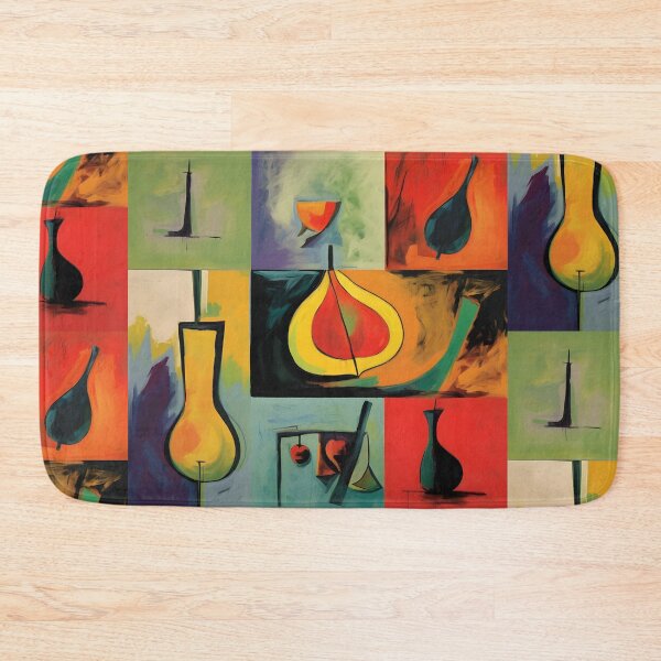 Item preview, FIGS in Mediterranean Harmony- A Fruity Overture in Abstract Pop Art designed and sold by OlfactoART Studio.