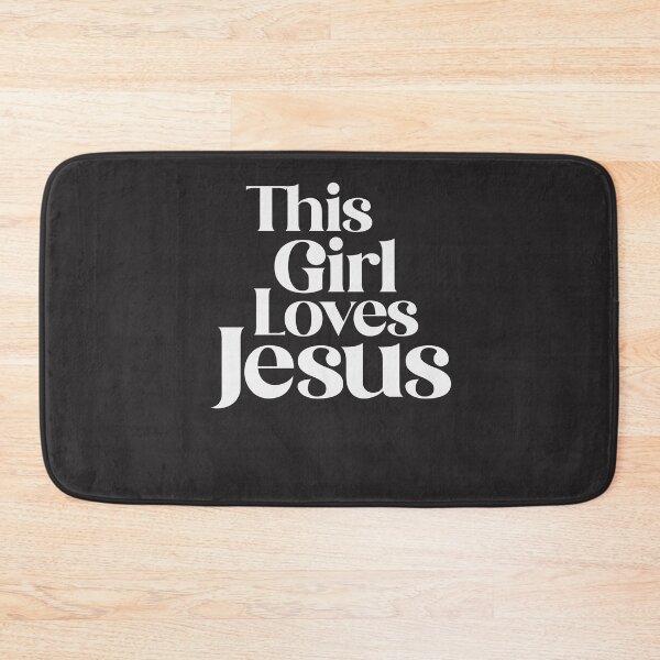Item preview, This Girl Loves Jesus - Christian Quote  designed and sold by cidolopez.