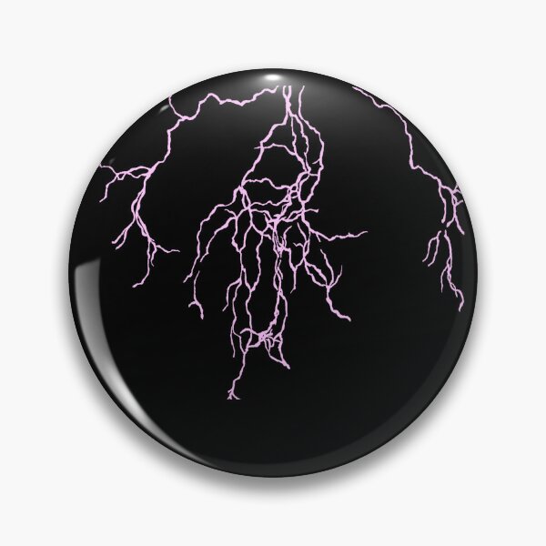 Item preview, Hot Pink Detailed Lightning Bolt designed and sold by Lightning Strike Designs.