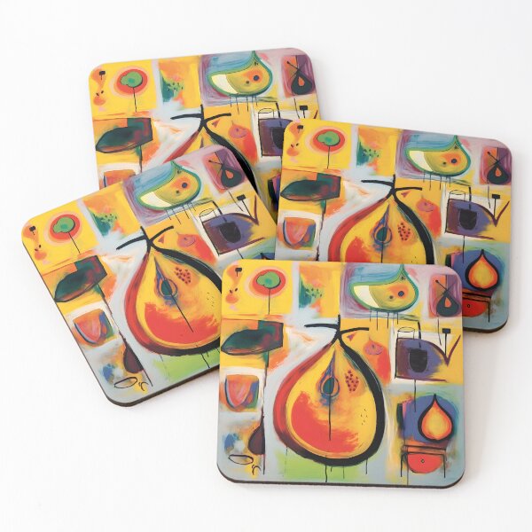 Item preview, FIGS Whimsical Fusion- Exploring the Spectrum of Surreal Pop Art with Bold Brushstrokes designed and sold by OlfactoART Studio.