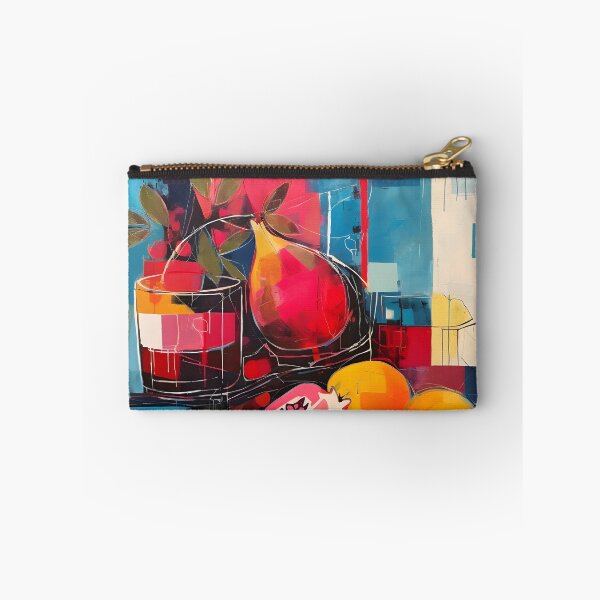 Item preview, Culinary Canvases- Abstract Explorations in Pomegranate Realms with Vivid Brushstrokes designed and sold by OlfactoART Studio.