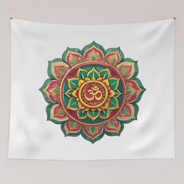 Item preview, OM Mandala Bliss designed and sold by reggaeartgifts.