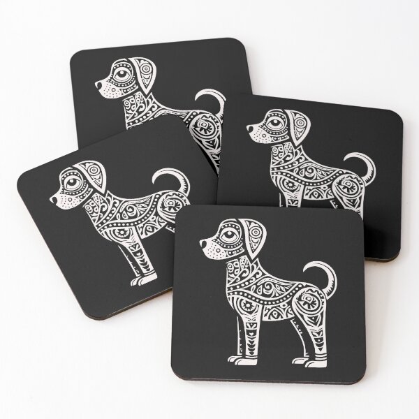 Item preview, Lino Cut Dog designed and sold by Texterns.