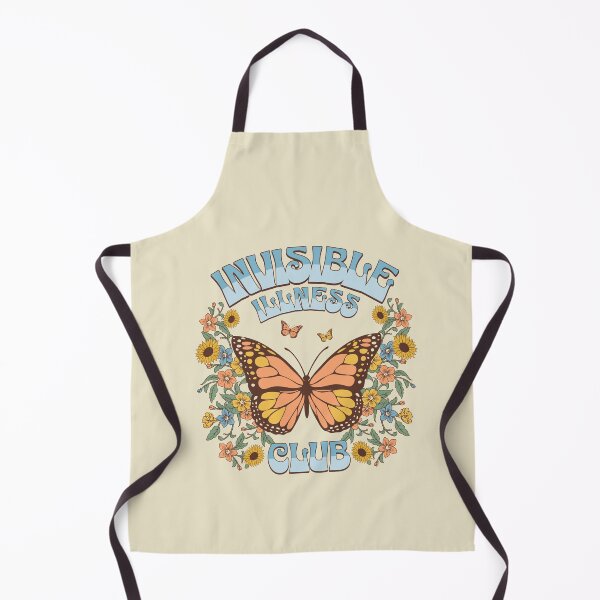 Item preview, Invisible Illness Club Shirt Funny Chronic Illness Retro Butterfly designed and sold by PUFFYP.