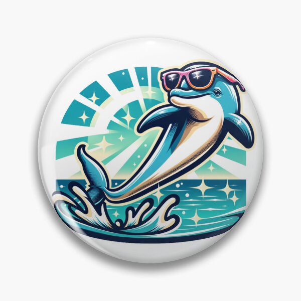 Item preview, Fin-fluencer Dolphin designed and sold by Urban-Ocean.