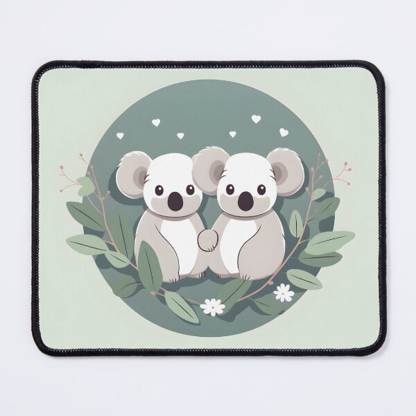 Item preview, Couple Koala Floral Garden designed and sold by omerfdln34.