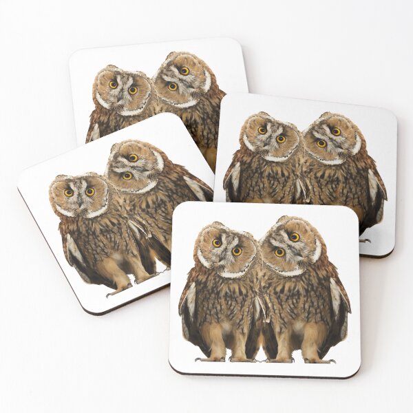 Item preview, Double Cuteness - Wise Owl Pair designed and sold by Michael van der Hoorn.