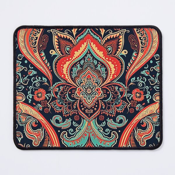 Item preview, Mehndi Pattern - Intricate Colorful Design designed and sold by HausKatz.