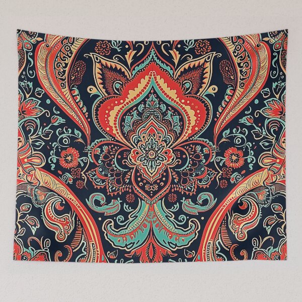 Item preview, Mehndi Pattern - Intricate Colorful Design designed and sold by HausKatz.