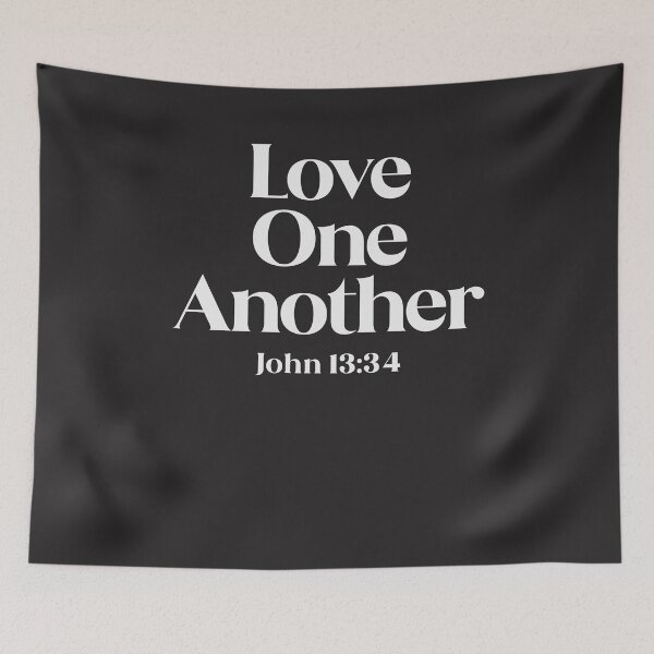 Item preview, Love One Another John 13:34 Christian Quote designed and sold by cidolopez.