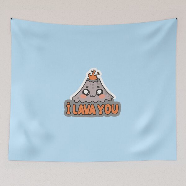 Item preview, I Lava You i lava you volcano designed and sold by CheninaStore.