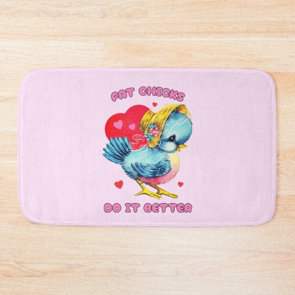 Item preview, Fat Chicks do it Better Cute Body Positivity Valentines Day designed and sold by PUFFYP.