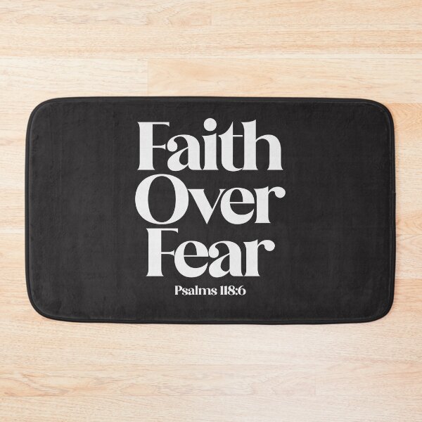 Item preview, Faith Over Fear Psalms 118:6 Christian Quote designed and sold by cidolopez.