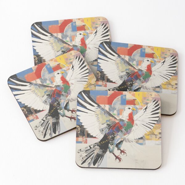Item preview, Peace Dove Graffiti Serenity- Contemporary Echoes in Peaceful Flight - A Neo-Expressionist Perspective designed and sold by OlfactoART Studio.