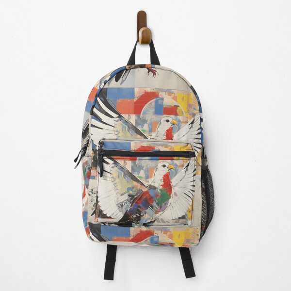Item preview, Peace Dove Graffiti Serenity- Contemporary Echoes in Peaceful Flight - A Neo-Expressionist Perspective designed and sold by OlfactoART Studio.