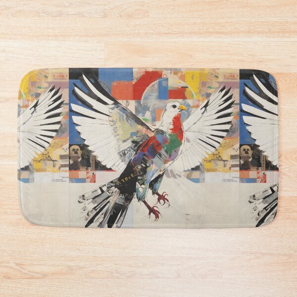 Item preview, Peace Dove Graffiti Serenity- Contemporary Echoes in Peaceful Flight - A Neo-Expressionist Perspective designed and sold by OlfactoART Studio.