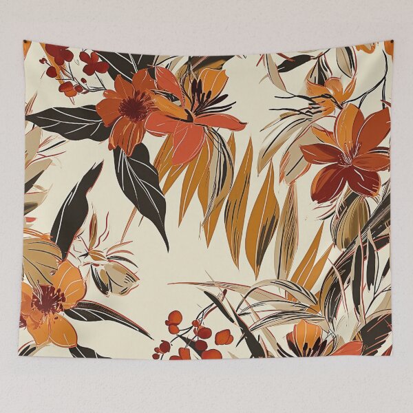 Item preview, Mehndi Boho - Retro Floral Pattern designed and sold by HausKatz.