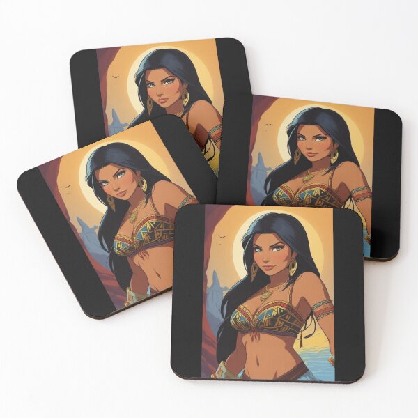 Item preview, Native American Indian Woman designed and sold by ArtCraftLab.