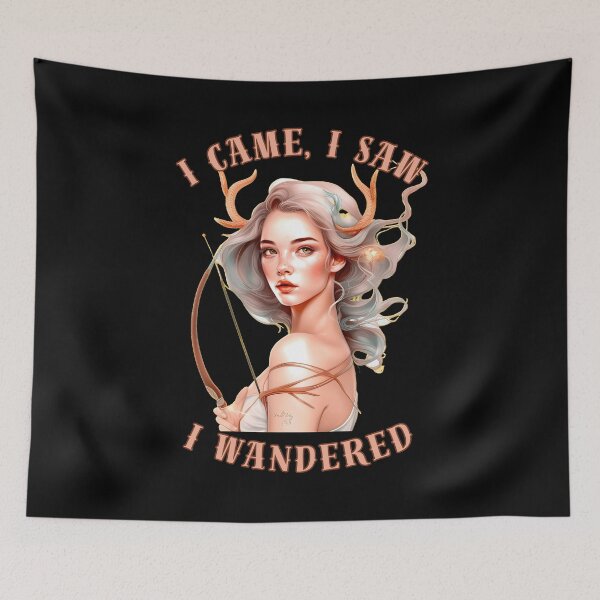Item preview, I Came, I Saw, I Wandered. sagittarius constellation designed and sold by ZodiacWonders.