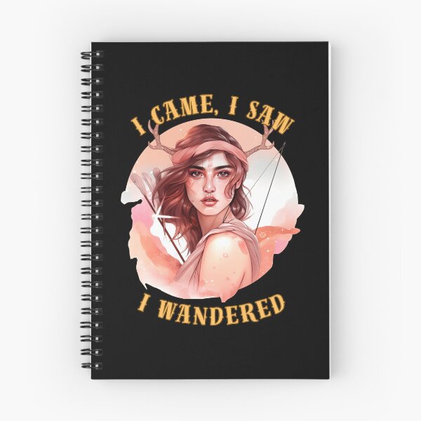 Item preview, I Came, I Saw, I Wandered. sagittarius quote designed and sold by ZodiacWonders.