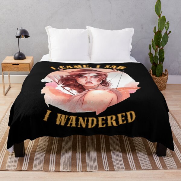 Item preview, I Came, I Saw, I Wandered. sagittarius quote designed and sold by ZodiacWonders.