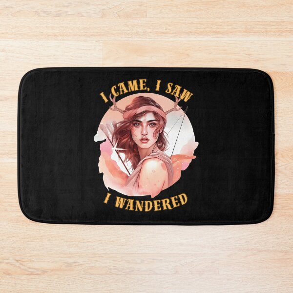 Item preview, I Came, I Saw, I Wandered. sagittarius quote designed and sold by ZodiacWonders.