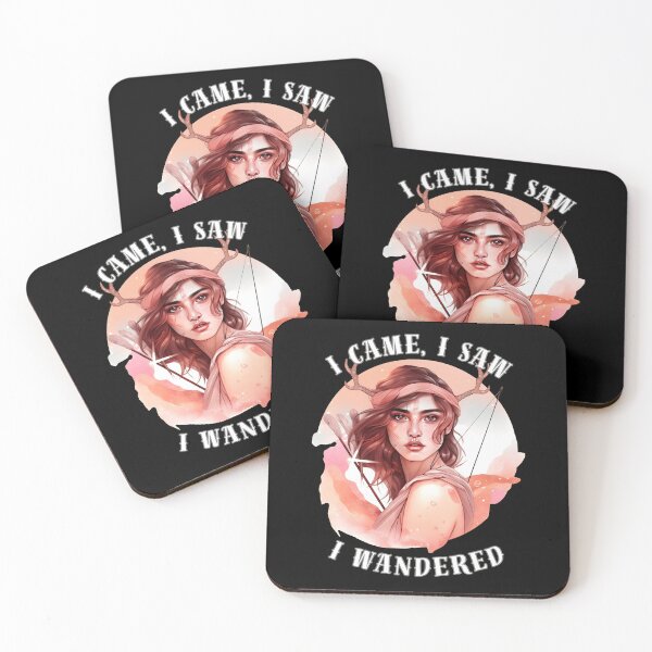 Item preview, I Came, I Saw, I Wandered. sagittarius sayings designed and sold by ZodiacWonders.