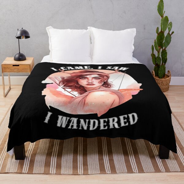 Item preview, I Came, I Saw, I Wandered. sagittarius sayings designed and sold by ZodiacWonders.