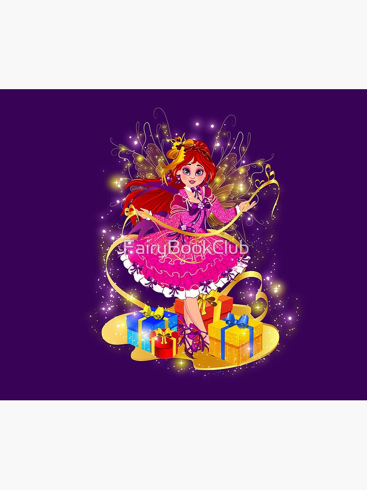 Thumbnail 5 of 5, Mouse Pad, Ruby the Ribbon Fairy Loves Ribbon designed and sold by FairyBookClub.
