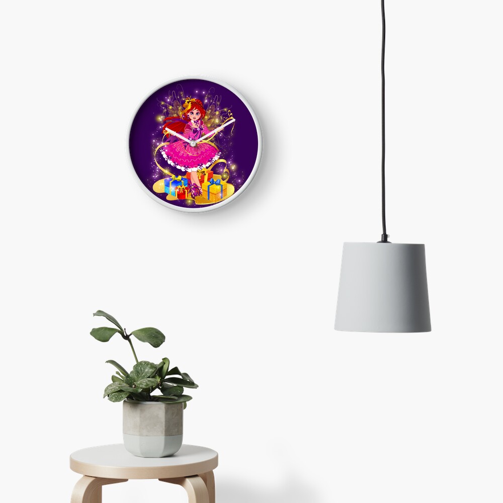 Item preview, Clock designed and sold by FairyBookClub.