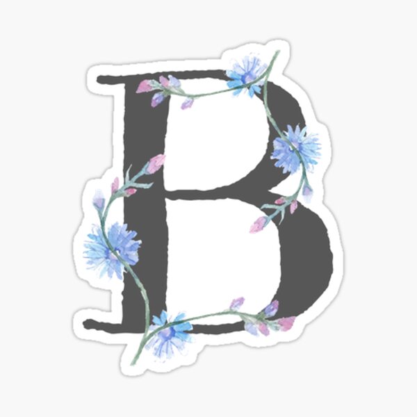 Item preview, Flowery 'B' designed and sold by vmiro.