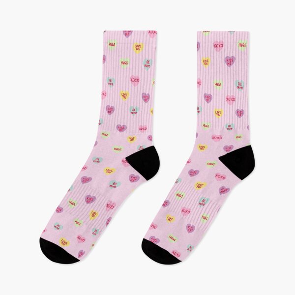 Item preview, Valentine’s Day Conversation Hearts on Pink designed and sold by KRJ Design.