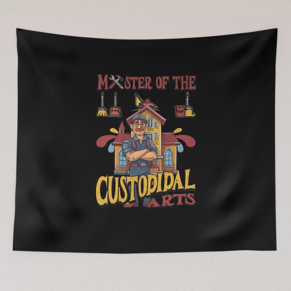 Item preview, Caretaker Janitor School Custodian designed and sold by Printed-Memes.