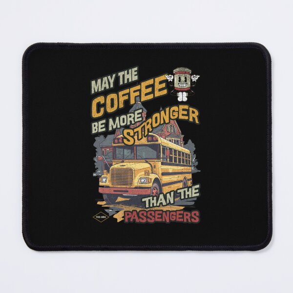 Item preview, Coffee Enthusiast School Bus Driver designed and sold by Printed-Memes.