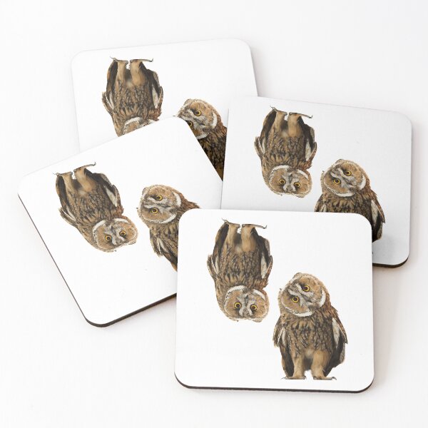Item preview, Funny Double Cuteness - Wise Owl Pair designed and sold by Michael van der Hoorn.