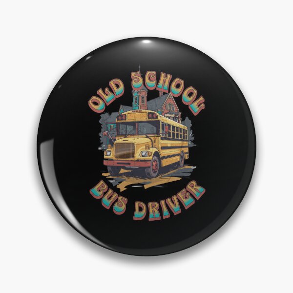Item preview, Old Vintage School Bus Driver designed and sold by Printed-Memes.