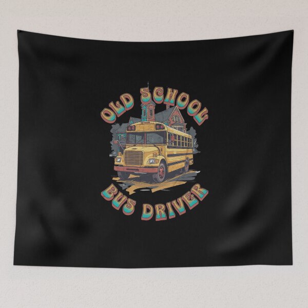 Item preview, Old Vintage School Bus Driver designed and sold by Printed-Memes.