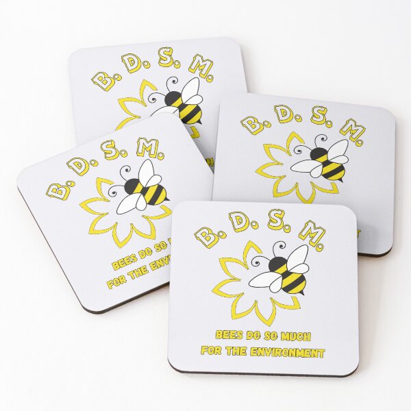 Item preview, BDSM Bees Do So Much for the environment designed and sold by RodainaArt.