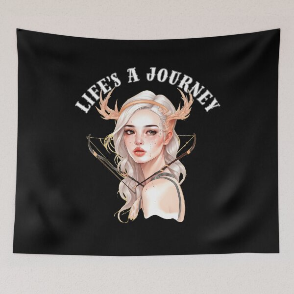 Item preview, Life's A Journey. sagittarius funny designed and sold by ZodiacWonders.