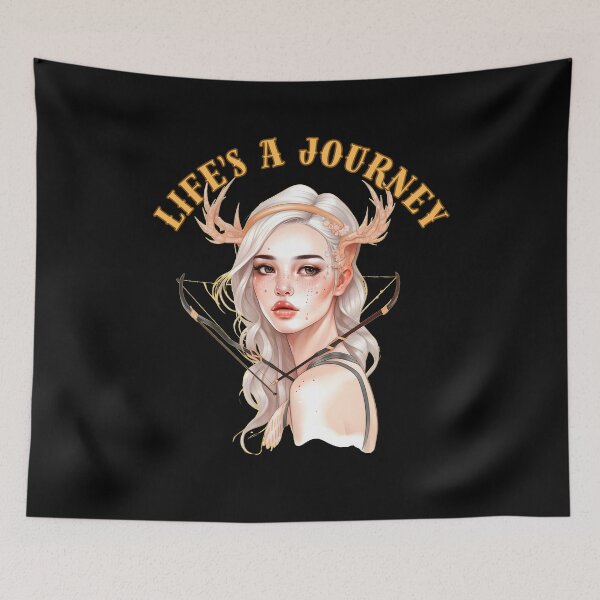 Item preview, Life's A Journey. sagittarius sayings designed and sold by ZodiacWonders.