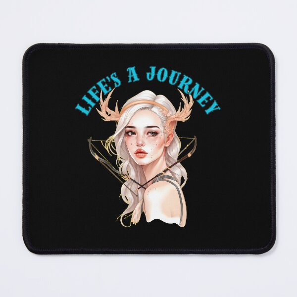 Item preview, Life's A Journey. sagittarius quote designed and sold by ZodiacWonders.