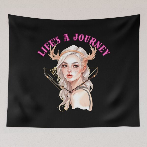 Item preview, Life's A Journey. cute sagittarius designed and sold by ZodiacWonders.
