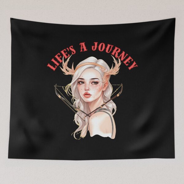 Item preview, Life's A Journey. sagittarius lovers designed and sold by ZodiacWonders.