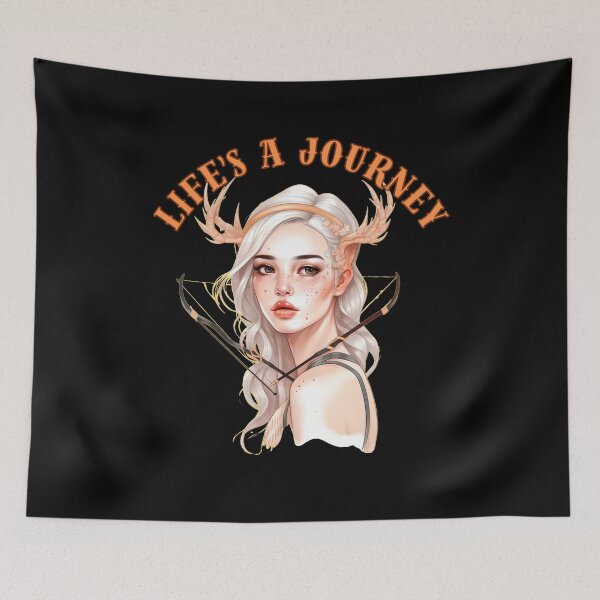 Item preview, Life's A Journey. sagittarius november designed and sold by ZodiacWonders.