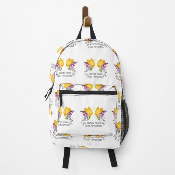 Item preview, Reach Your Full Potential Butterfly and Flowers designed and sold by Quote Gallery.