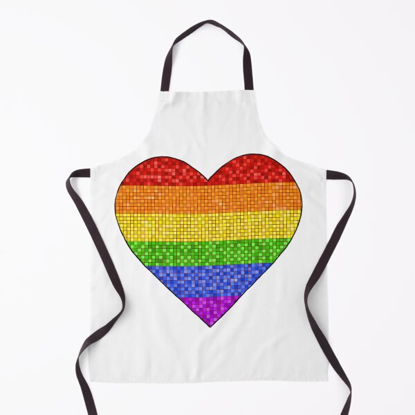 Item preview, Pride Pixel Heart Valentine's Day Illustration designed and sold by ArtAndBliss.