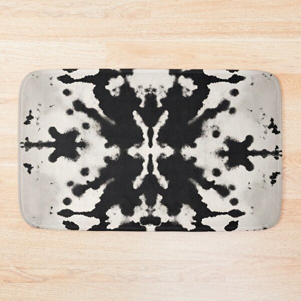 Item preview, Abstract Geometric Black and White Ink Splotch Design  designed and sold by AnimaliaStar.