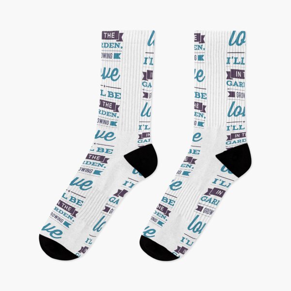 Aperçu de l'œuvre Cultivez l'amour avec style avec notre design « Je serai dans le jardin » | Option cadeau parfaite créée et vendue par JOY STORE 45.